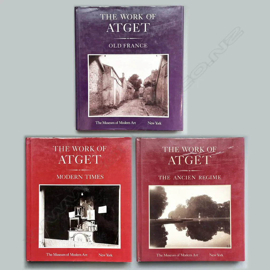 THE WORK OF ATGET: OLD FRANCE, THE ANCIEN REGIME, MODERN TIMES - 3 VOLS Image 1++